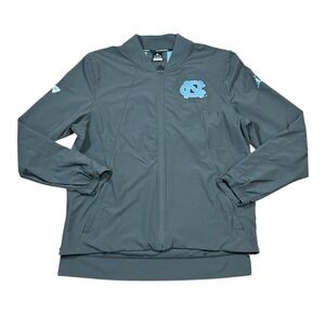 Nike Jordan UNC North Carolina Gray Basketball Jacket Full Zip Elite XL On Field